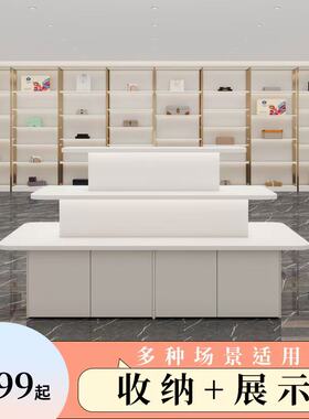 中岛柜异形化妆品超市商场货架礼品童装饰品内衣鞋店中岛展示台