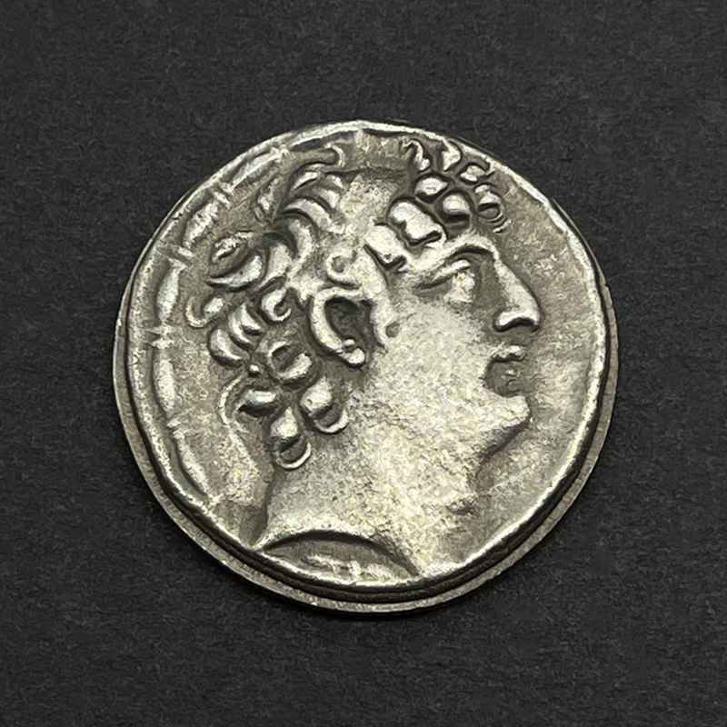 复刻古希腊银币塞琉古国王安条克八世四德拉克马古币吊坠硬币项链