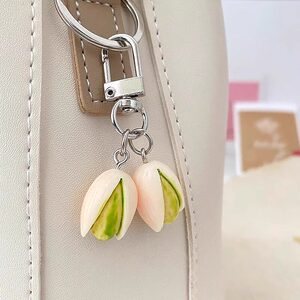 开心果创意食物系列开心果钥匙扣个性背包吊饰小饰品仿真食物