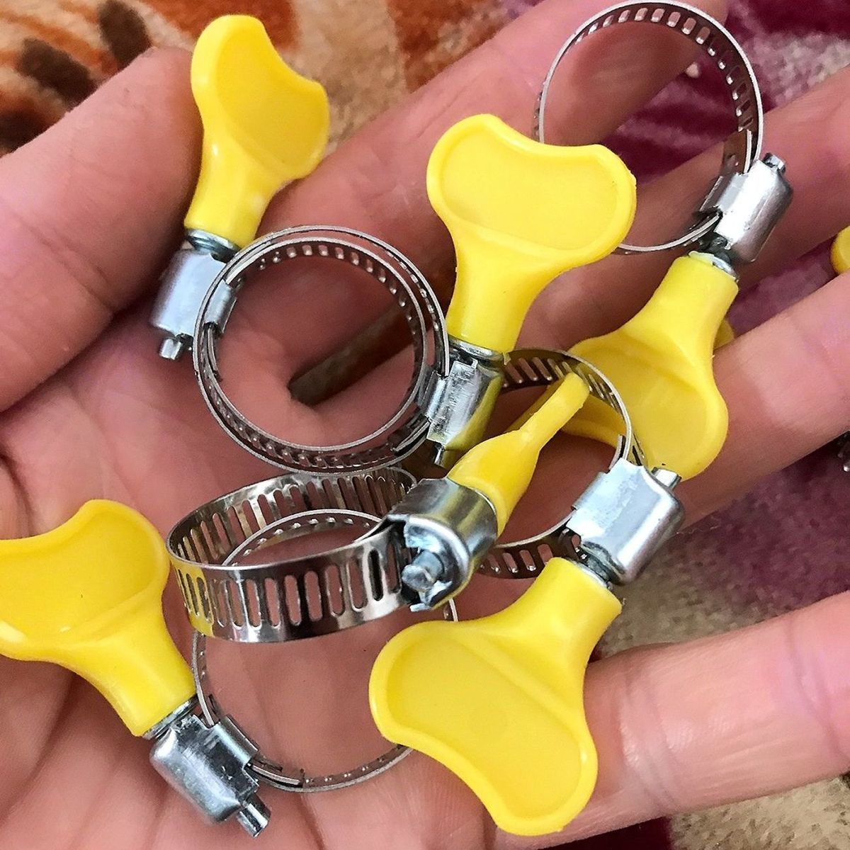 不锈钢卡箍水管收紧手柄软管天然气油管固定接头实用工具煤气管配