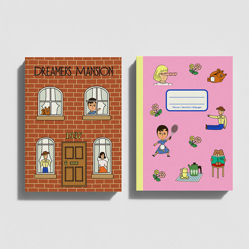 1537日程本日程本周计划本子插画