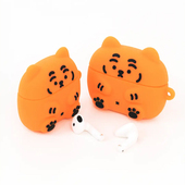 韩国Muziktiger硅胶耳机保护套可爱老虎AirPods4立体AirPodsPro2