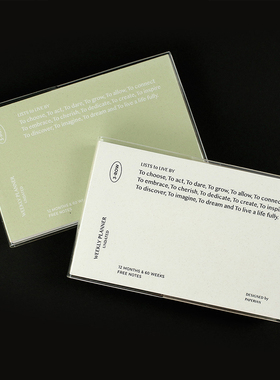 韩国paperian小巧手持3等分万年历周计划本ins风日程本手帐记事本