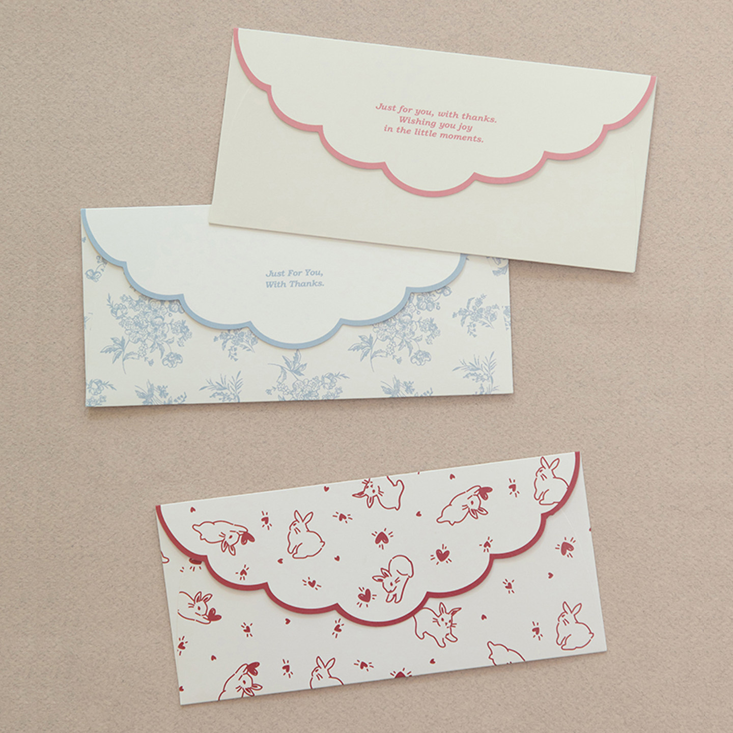 韩国dailylike简约清新信封式礼金袋红包套装礼券收纳高档利是封