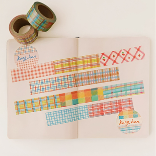 饰素材咕卡胶带 from小清新手绘插画美纹手帐贴纸装 韩国a letter