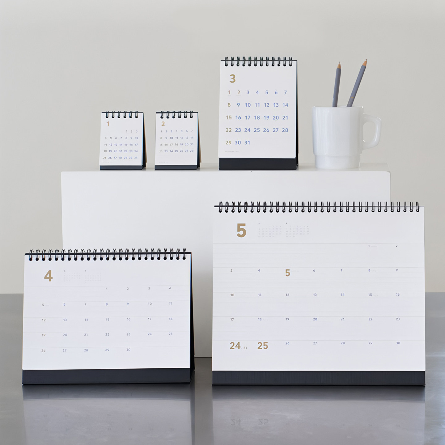 Full桌面台历2026日程计划月历