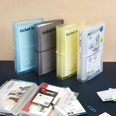 韩国iconic彩色绑带收纳册大尺寸贴纸收纳明信片相片票据收藏本