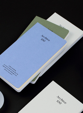 韩国paperian简约100天日记本空白手账本万年历涂鸦旅行日志记事