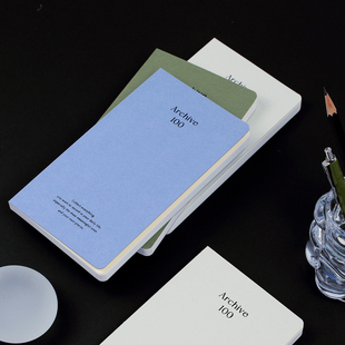 韩国paperian简约100天日记本空白手账本万年历涂鸦旅行日志记事