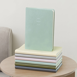 韩国full商务皮面2026小号周月计划本办公记事本ins手帐日程本子