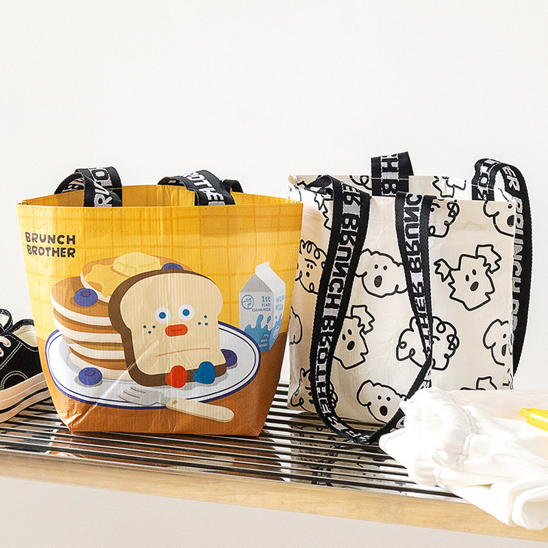 韩国ROMANE可爱卡通吐司狗手提单肩包大容量购物袋防水旅行环保袋,收纳整理,购物袋/环保袋/帆布袋,淘宝优惠券,粉丝福利购,淘宝优惠卷