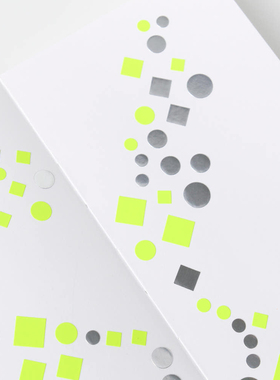 韩国analogue keeper方圆贴纸套装习惯追踪打卡标记贴手账装饰贴