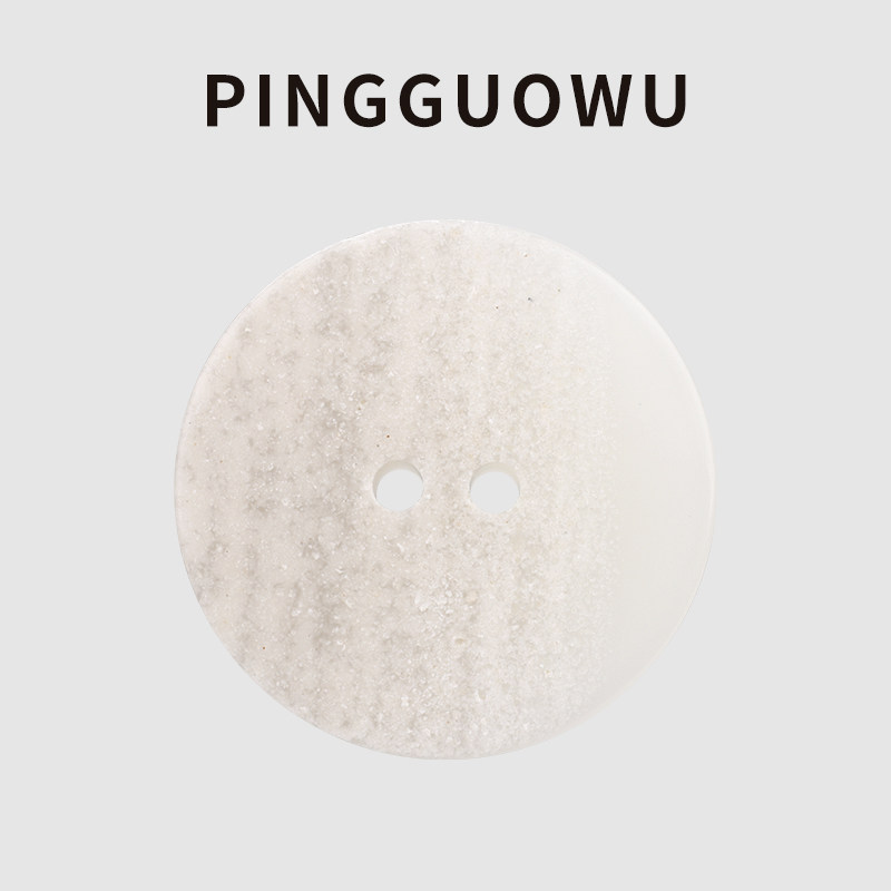PINGGUOWU 日本进口树脂纽扣精致装饰配件钮扣女上衣衣服高端扣子