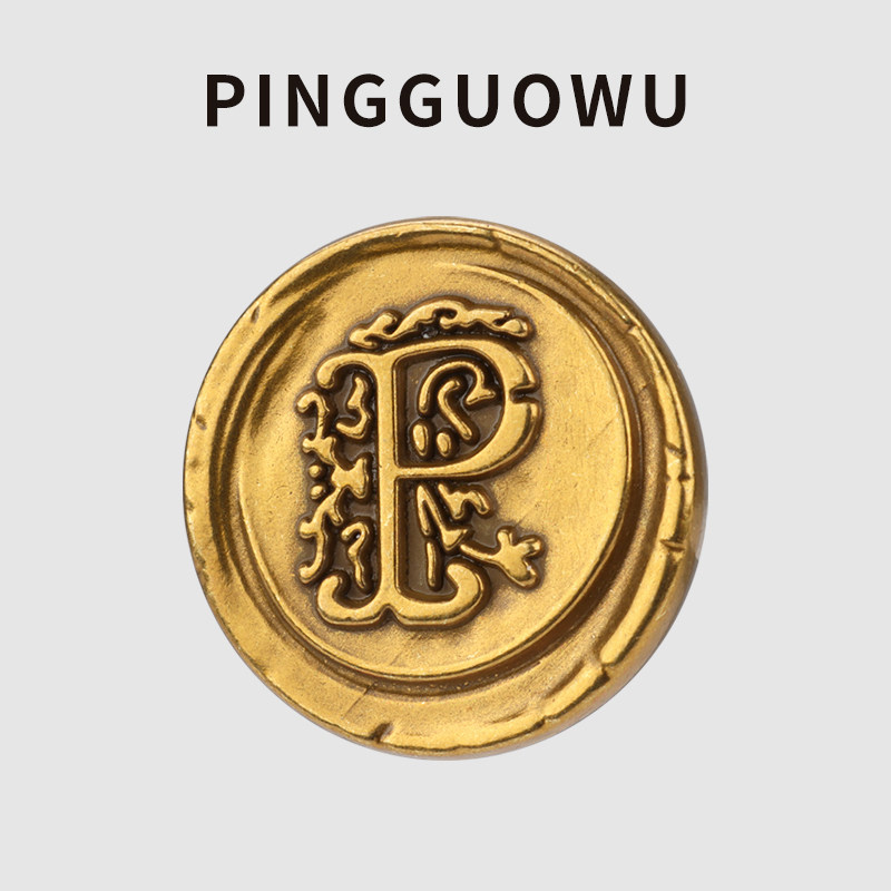 PINGGUOWU 欧标环保金属纽扣无毒无铅无镍钮扣男女装上衣衣服扣子