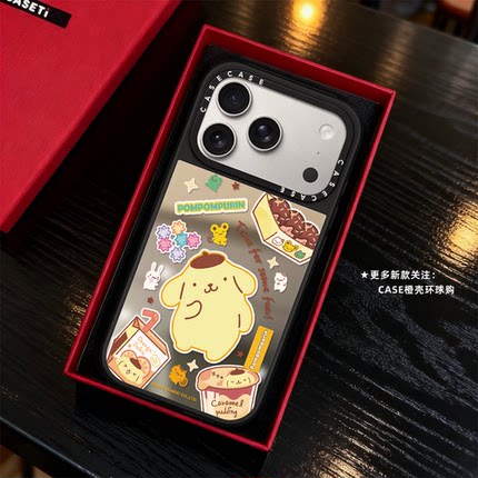 日韩ins蛋糕甜点布丁狗狗适用iphone17promax手机壳16pro苹果15磁吸MagSafe镜面14plus卡通13可爱12少女Air