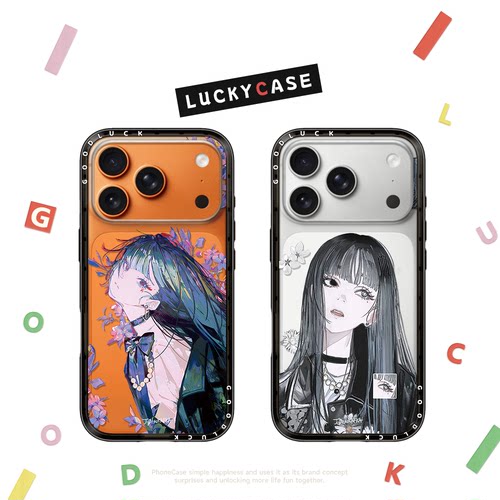 C家联名John Kafka繁花少女梦境适用iphone17新壳体手机壳16promax苹果15pro磁吸MagSafe透明14plus/13