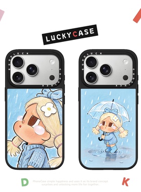 CASETIFIY蓝色雨衣哭娃Baby适用iphone17手机壳16promax苹果15pro镜面MagSafe磁吸14plus卡通13可爱12日韩