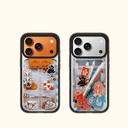 CASETIFIY联名创意3D效果Jess Wiseman药丸盒适用iphone17手机壳16promax苹果15pro透明MagSafe磁吸14plus/13