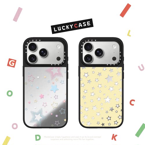 C家联名七夕情人节情侣限定Star Mantra星星适用iphone17手机壳16promax苹果18pro镜面磁吸15plus/14/13/1212