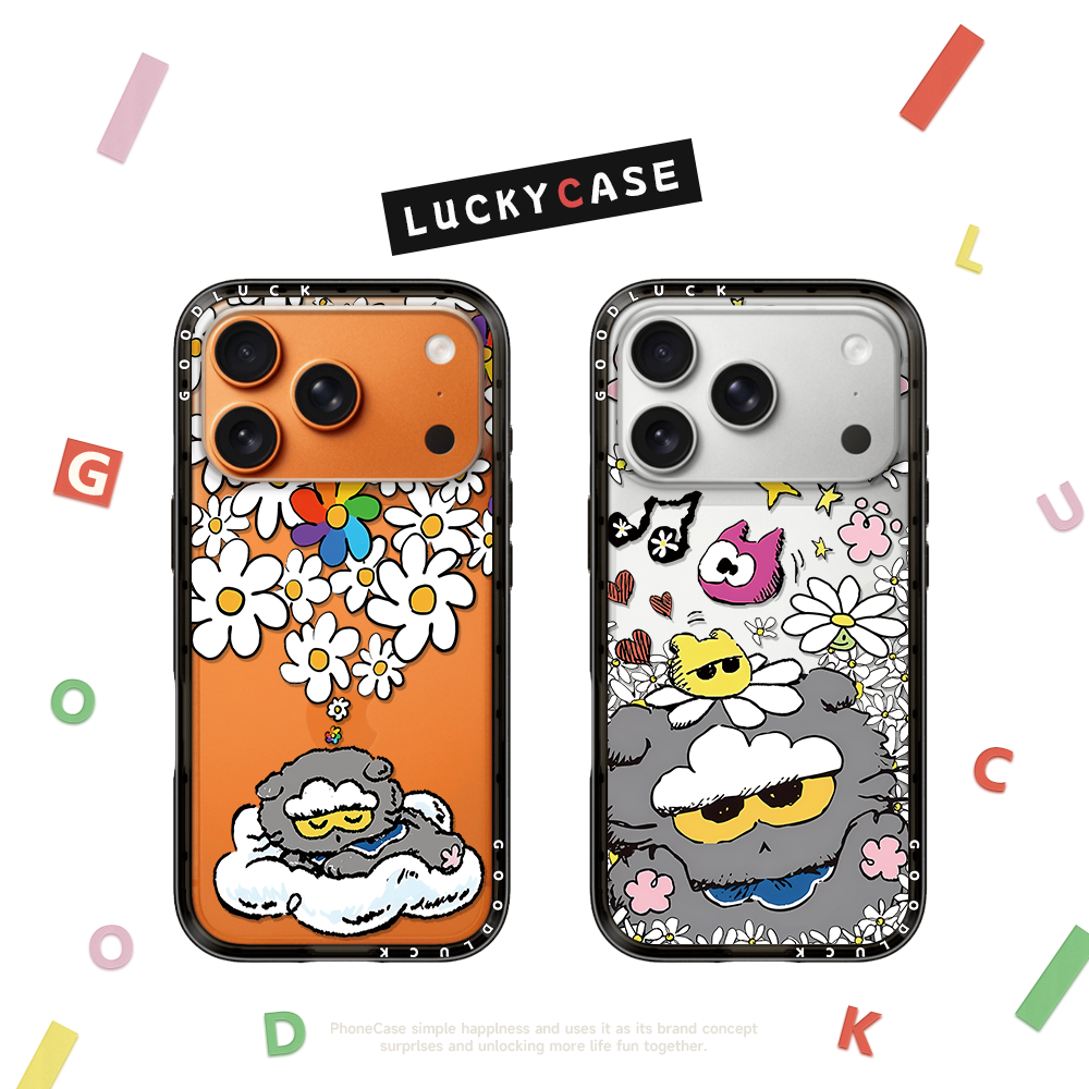 CASETIFIY联名权志龙ZOA小灰猫咪雏菊适用iphone1