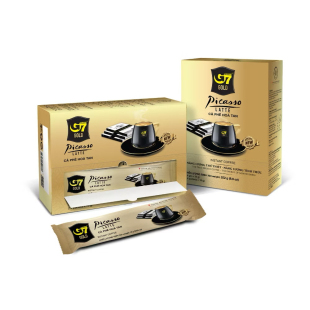 越南代购正品G7 GOLD金装Rumi Picasso LATTE速溶咖啡252g盒装