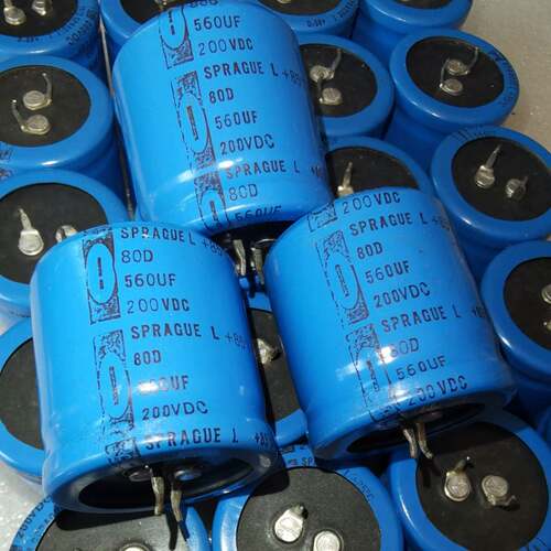 可维修SPAGUE 200v560uf 思碧 80D铜脚正品电议价