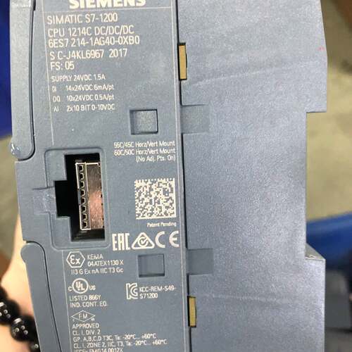 维修S7-1200 CPU 6ES7 214-1AG4 0-0XB0，，24VDC，14DI，10DO，2