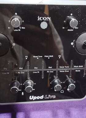 维修艾肯ICON Upod Live声卡，功能正常，成议价