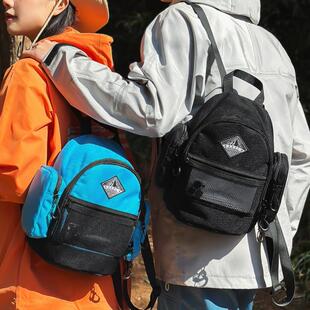 2025新款双肩包女韩版潮休闲百搭小包简约情侣春季踏青出游小背包