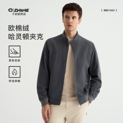 千纸鹤男装灯芯绒夹克