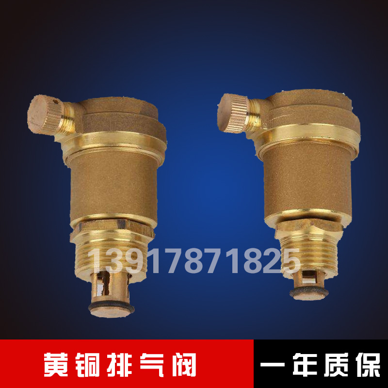 全铜自动排气阀暖气管道水管放气阀4分6分1寸DN15 20 25厂家直销