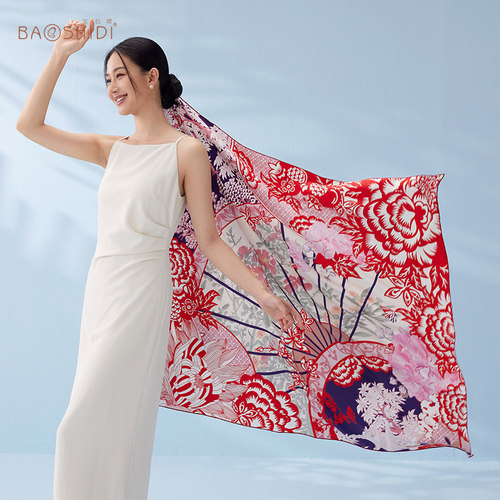 100%桑蚕丝，礼盒精装，代写贺卡