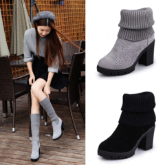Chaussons enfants en suède pour hiver - semelle caoutchouc - Ref 1008699 Image 21
