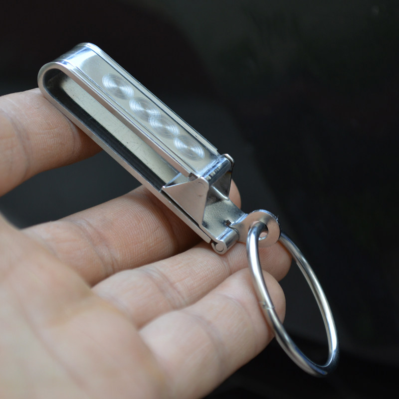 不锈钢手工汽车钥匙扣 男士直插腰挂  运动裤卡子扣 速拆锁皮带扣,节庆用品/礼品,钥匙扣,淘宝优惠券,粉丝福利购,淘宝优惠卷