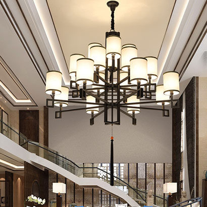 别墅吊灯厅别墅复式楼大吊灯
