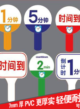 会议倒计时提示牌7mm厚PVC雪弗板