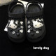 小红书同款 Crocs洞洞鞋 扣辣妹配饰diy套装 花日系猫咪女鞋 智必星 鞋