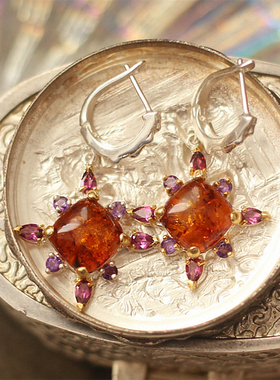 美国进口紫水晶白金礼物