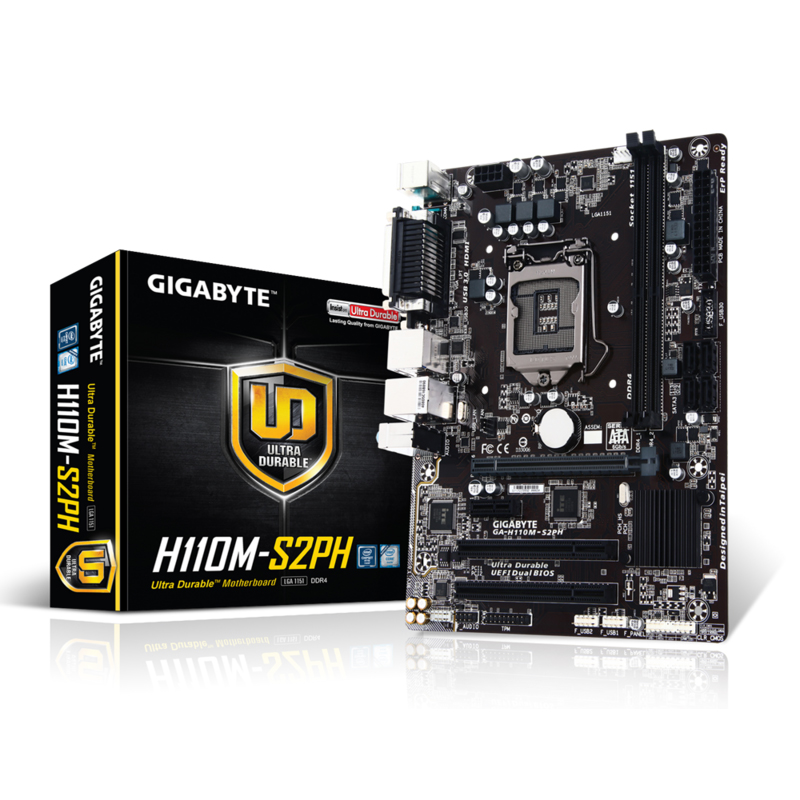 技嘉主板Gigabyte/ H110M-H LGA 1151DDR4双通道 H110 游戏主板 电脑硬件/显示器/电脑周边 主板 原图主图