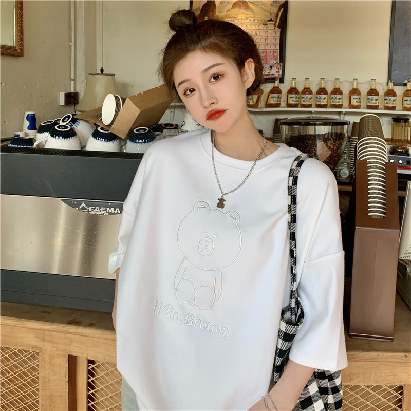 Short sleeve T-shirt popular in Korean version