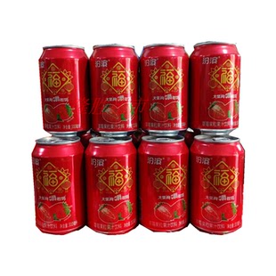 山西河津特产汾滨果粒草莓汁果汁饮料