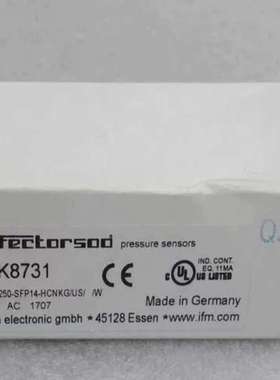 议价，全新德国易福门IFM压力开关 PK8731