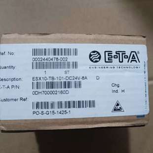 全新ETA断路器 DC24V ESX10 101 议价