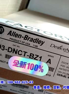 议价，193-DNCT-BZ1罗克韦尔全新原装未拆封