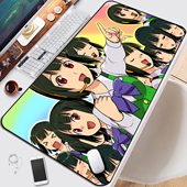 八宫巡鼠标垫闪耀色彩樱木真乃illumination偶像大师定制周边桌垫