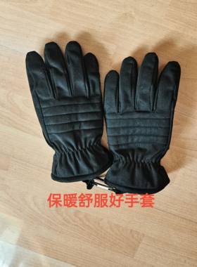 手套地勤冬手套空机械师黑色