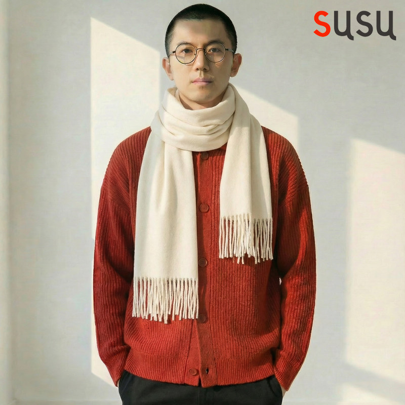 紅色毛衣男本命年开衫帅气翻领针织衫秋冬上衣新年新款潮流休闲