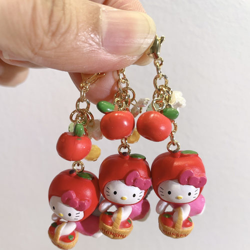 可爱kitty公仔拉链扣包包小挂件