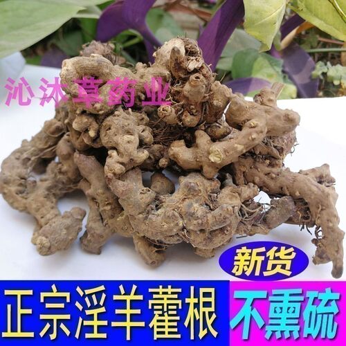 正宗淫羊藿中药材仙灵脾莹羊藿根
