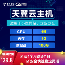 广州电信天翼云计算云主机云存储云服务器ECS虚拟主机公司企业建站可自由定制